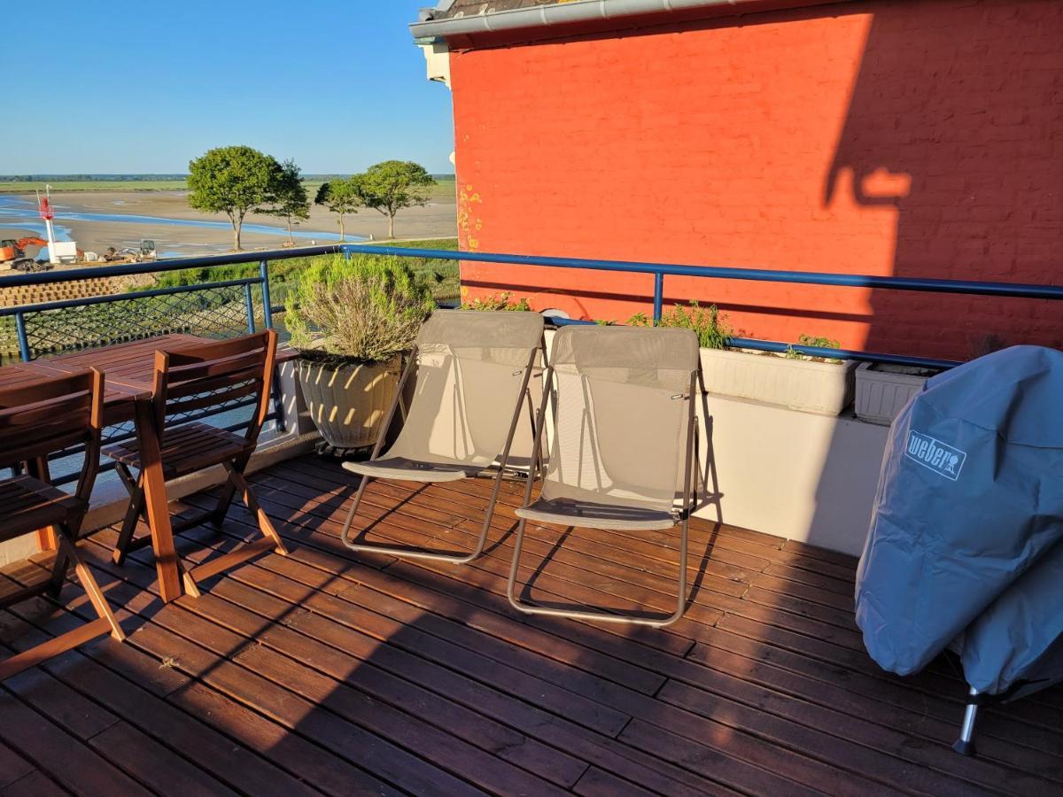 Vue Et Terrasse Panoramique Sur La Baie De Somme Lejlighed Saint-Valéry-sur-Somme Eksteriør billede